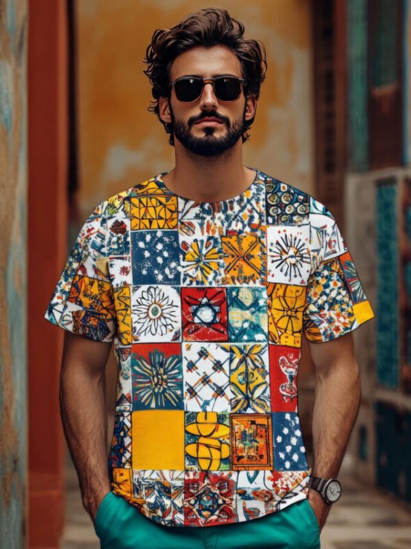 mens Bold Prints Clothes